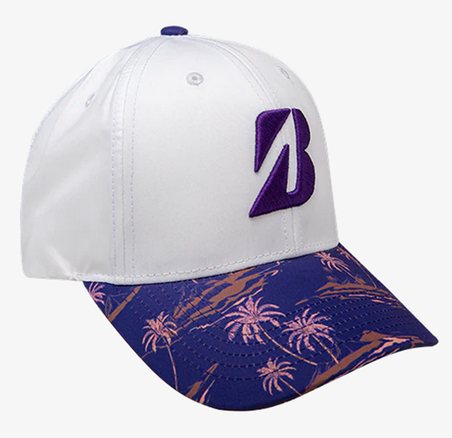 NEW Bridgestone Hawaiian Purple Adjustable Golf Hat/Cap SidelineSwap