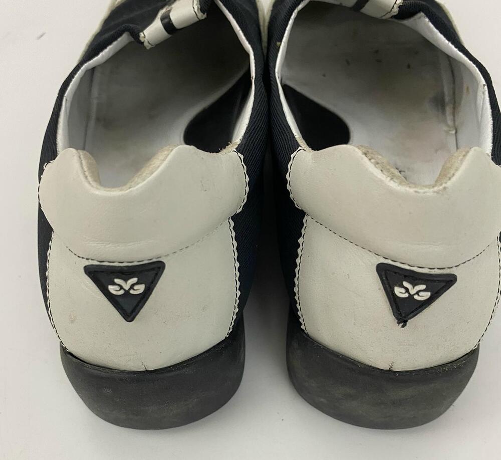 Walter Genuin WOMENS LINEA STRETCH Black & White Golf Shoes Size 10.5