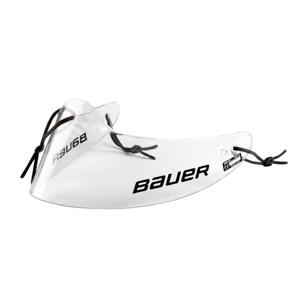 Bauer Goalie Senior GTP Clear Hockey Goalie Throat Guard Neck Protector