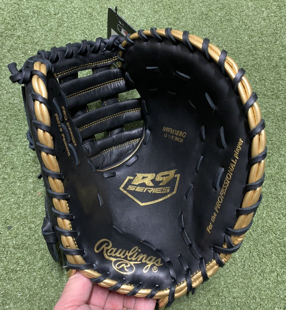 Rawlings R9 12.5" Baseball Glove First Base Mitt RHT New R9FM18BG