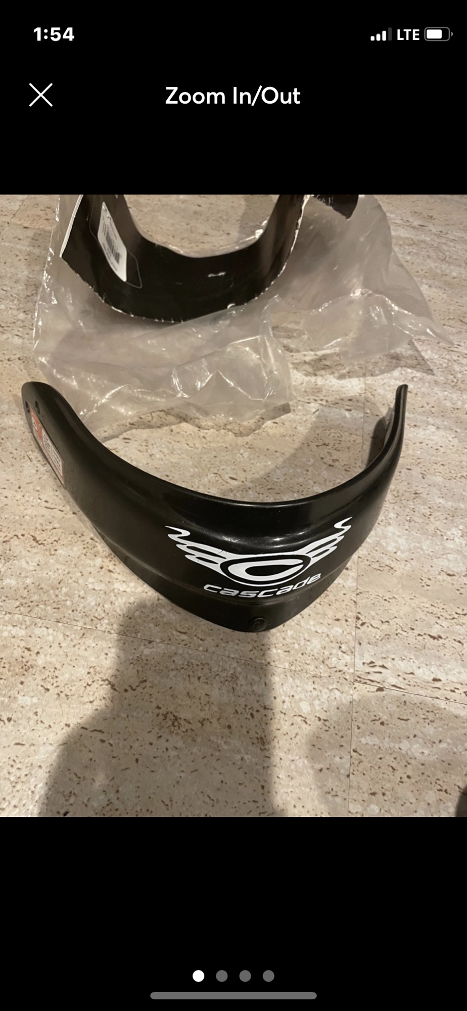 New cascade goalie throat guard lacrosse SidelineSwap