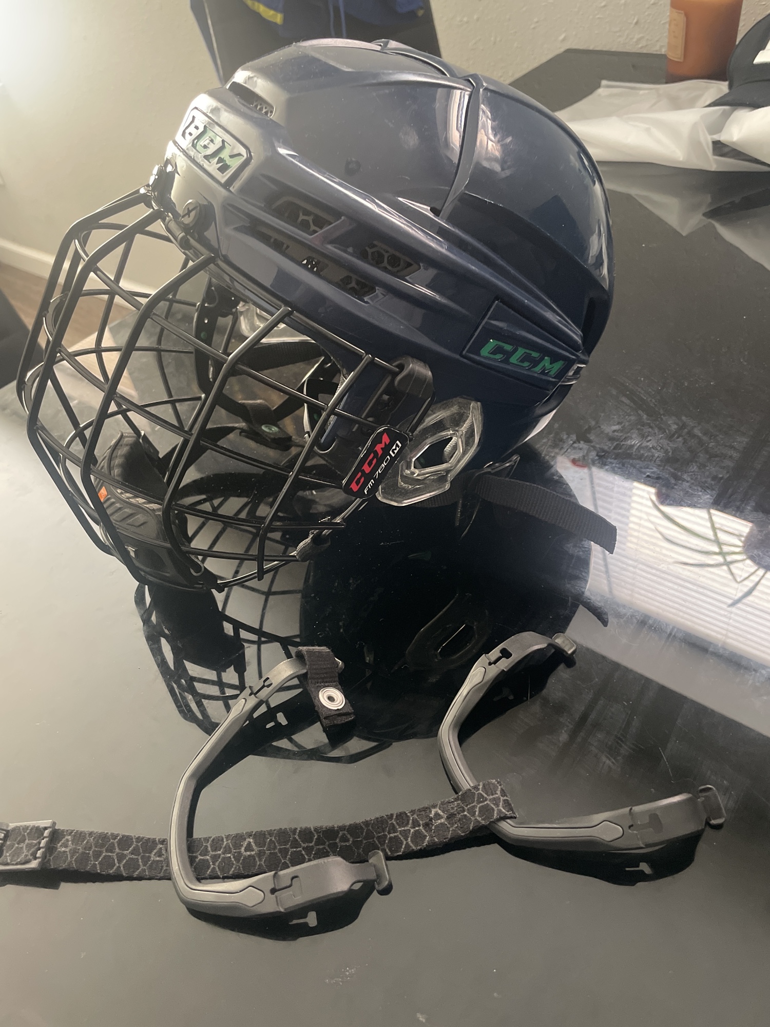 CCM Super Tacks X Hockey Helmet & Cage Combo SidelineSwap