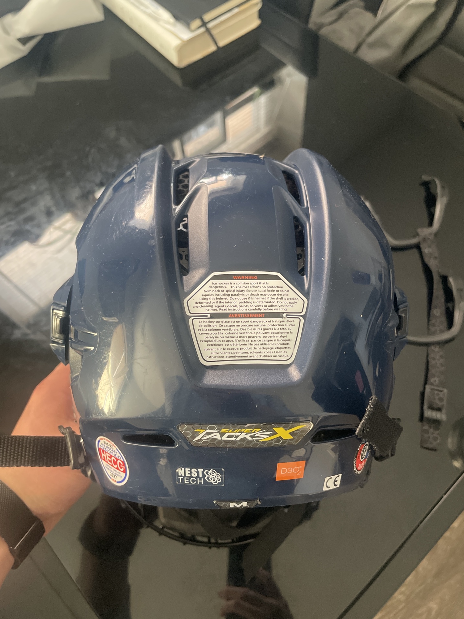 CCM Super Tacks X Hockey Helmet & Cage Combo SidelineSwap