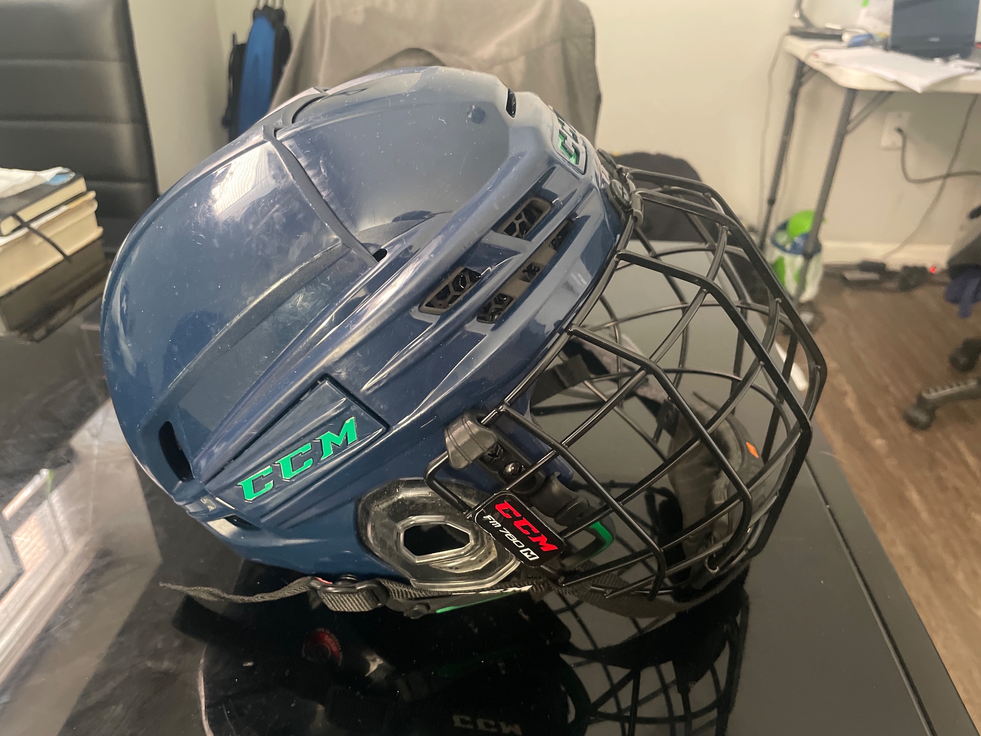 CCM Super Tacks X Hockey Helmet & Cage Combo SidelineSwap