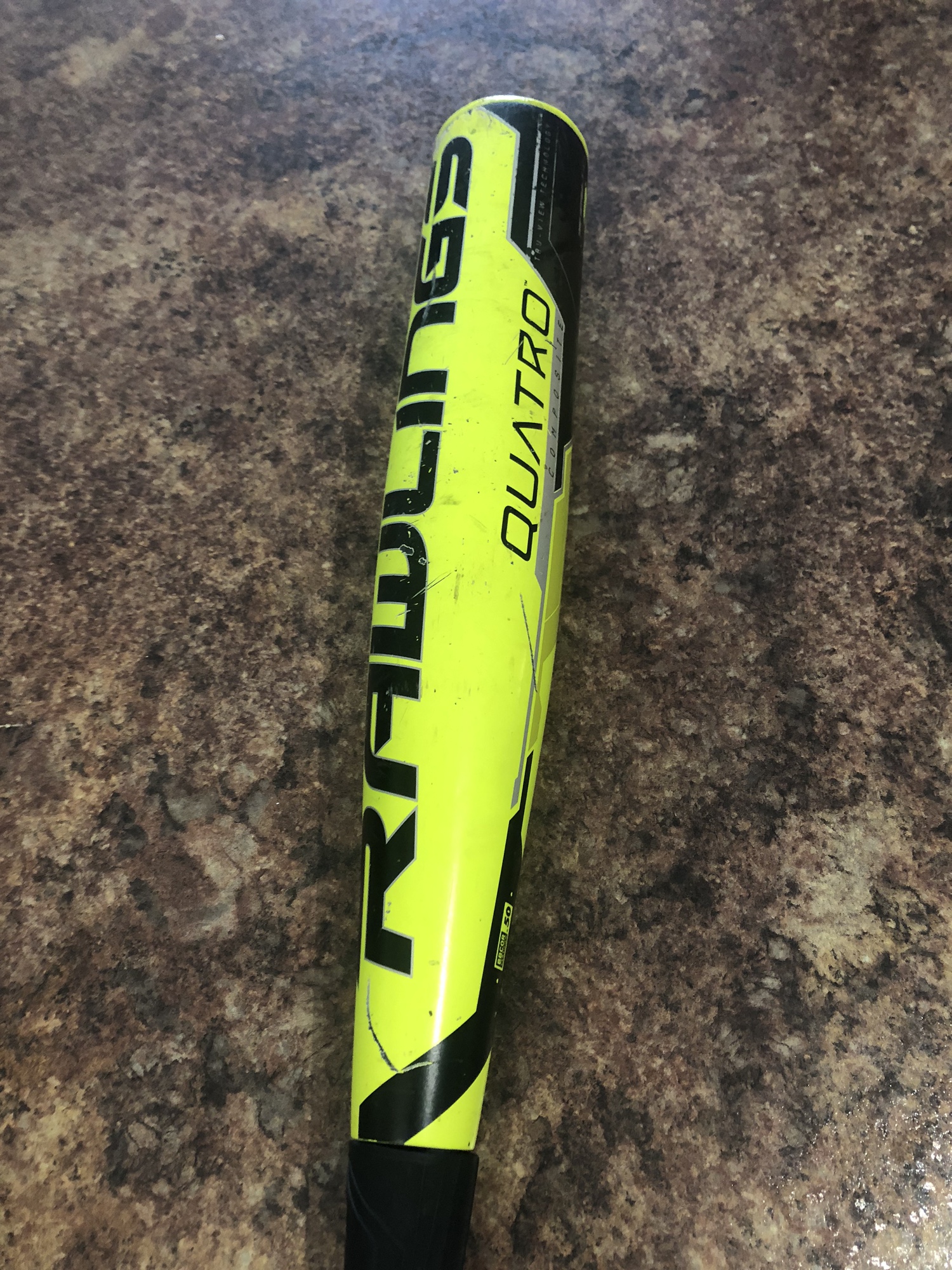 2018 Rawlings Quatro Composite BBCOR “Glowstick” SidelineSwap