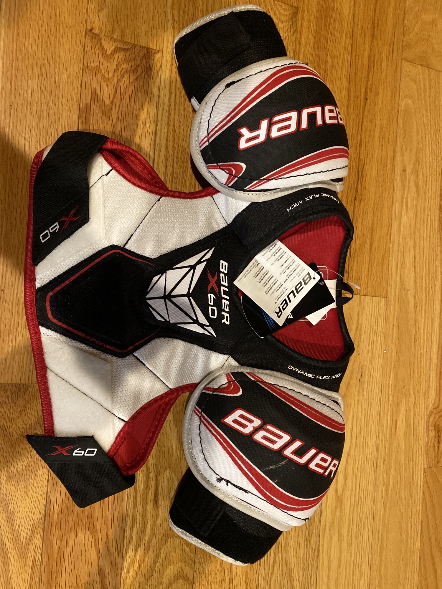 Bauer X60 Hockey Shoulder Pads Junior Medium New SidelineSwap