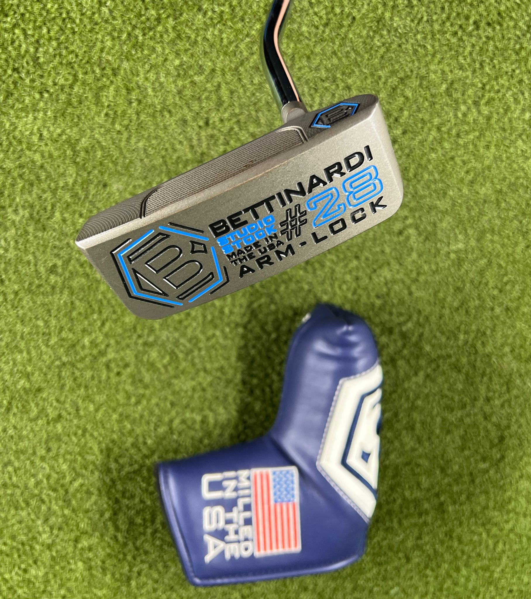 Bettinardi Studio Stock 28 Arm Lock Putter ,40”, RH+HC, Stock Shaft