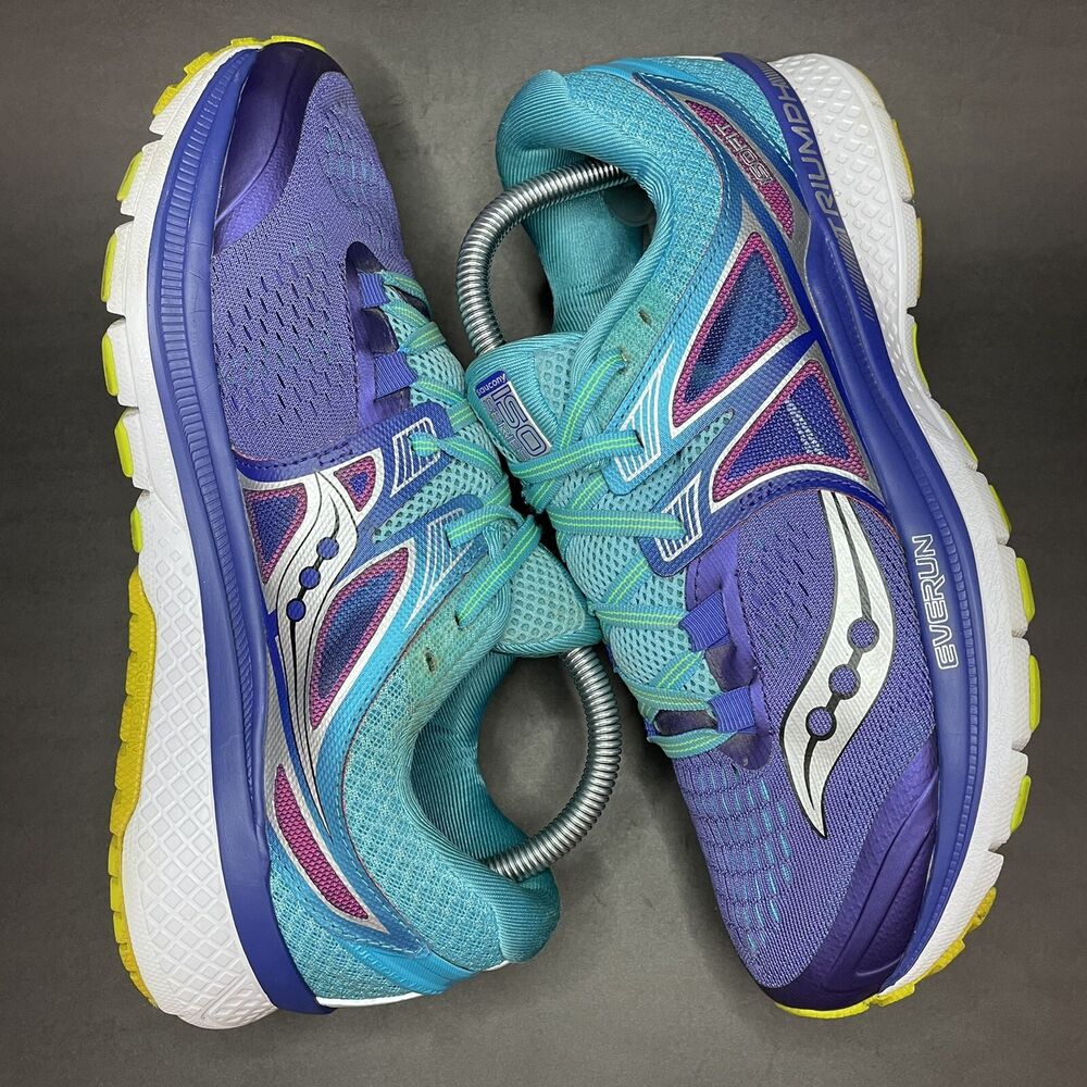 Saucony triumph iso 3 women's shoes purple/blue/citron sale