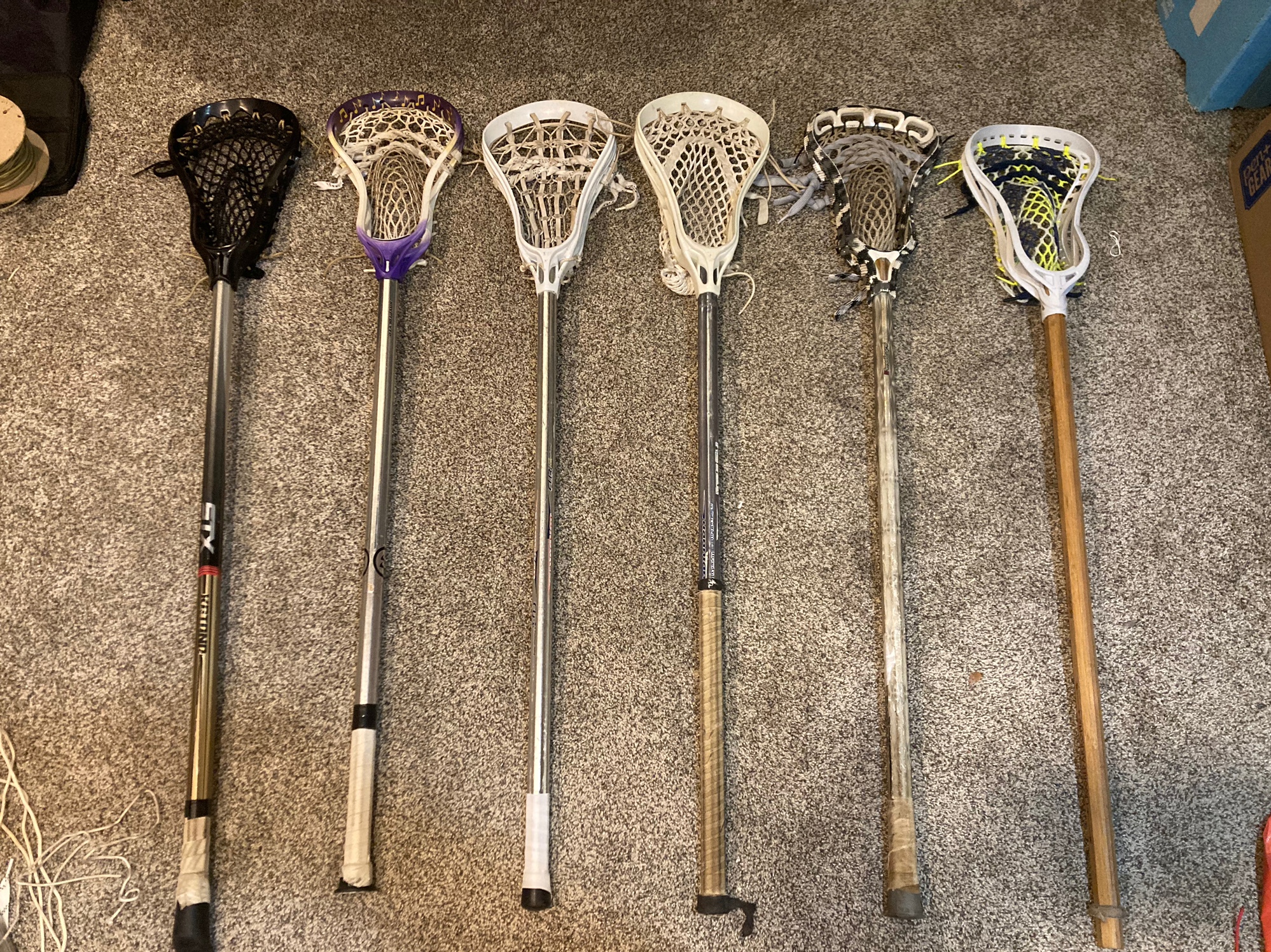 Collection Of Lacrosse Heads/Shafts — Katana SidelineSwap