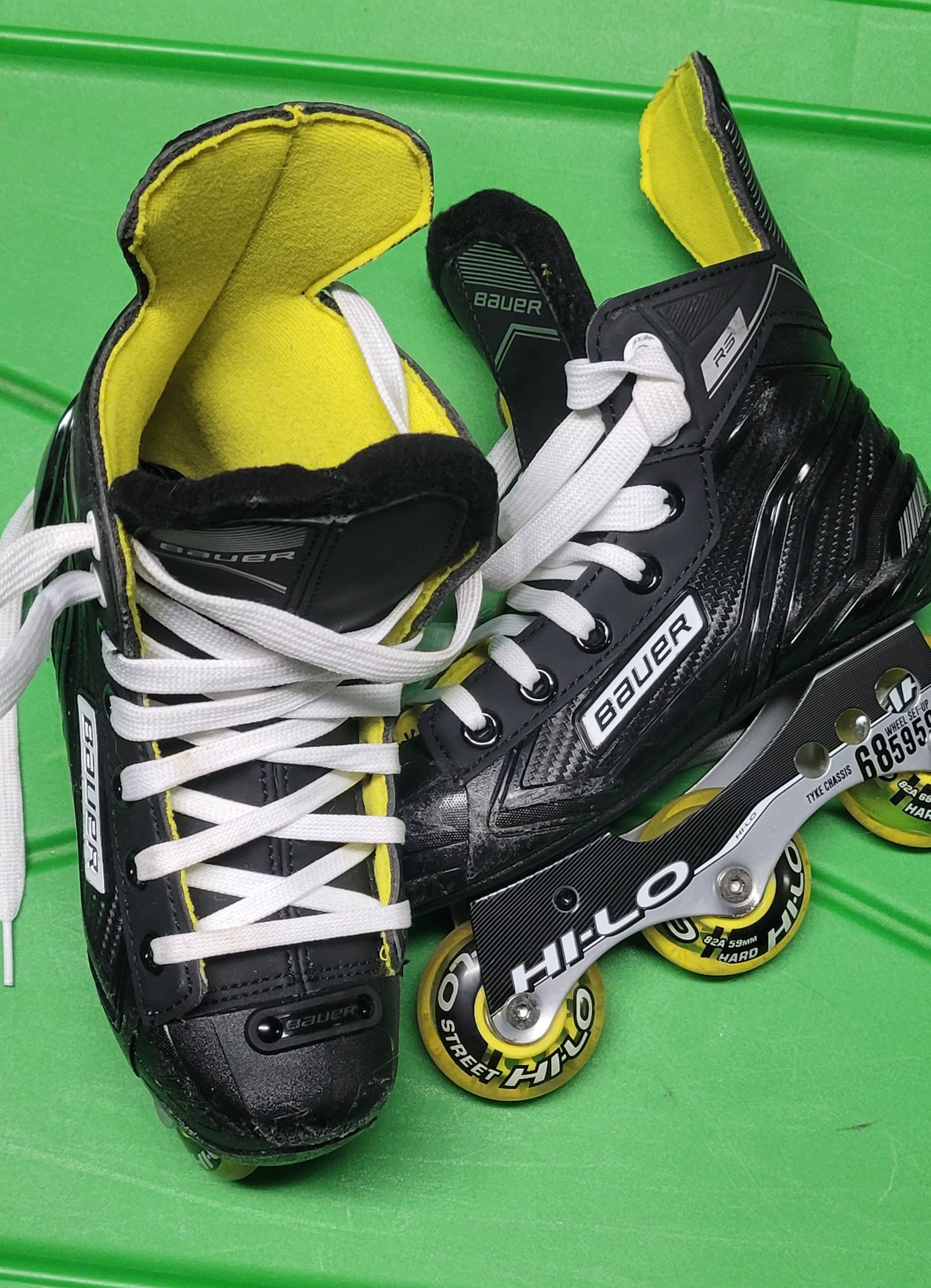 Used Bauer Inline Skates Size 13 youth SidelineSwap