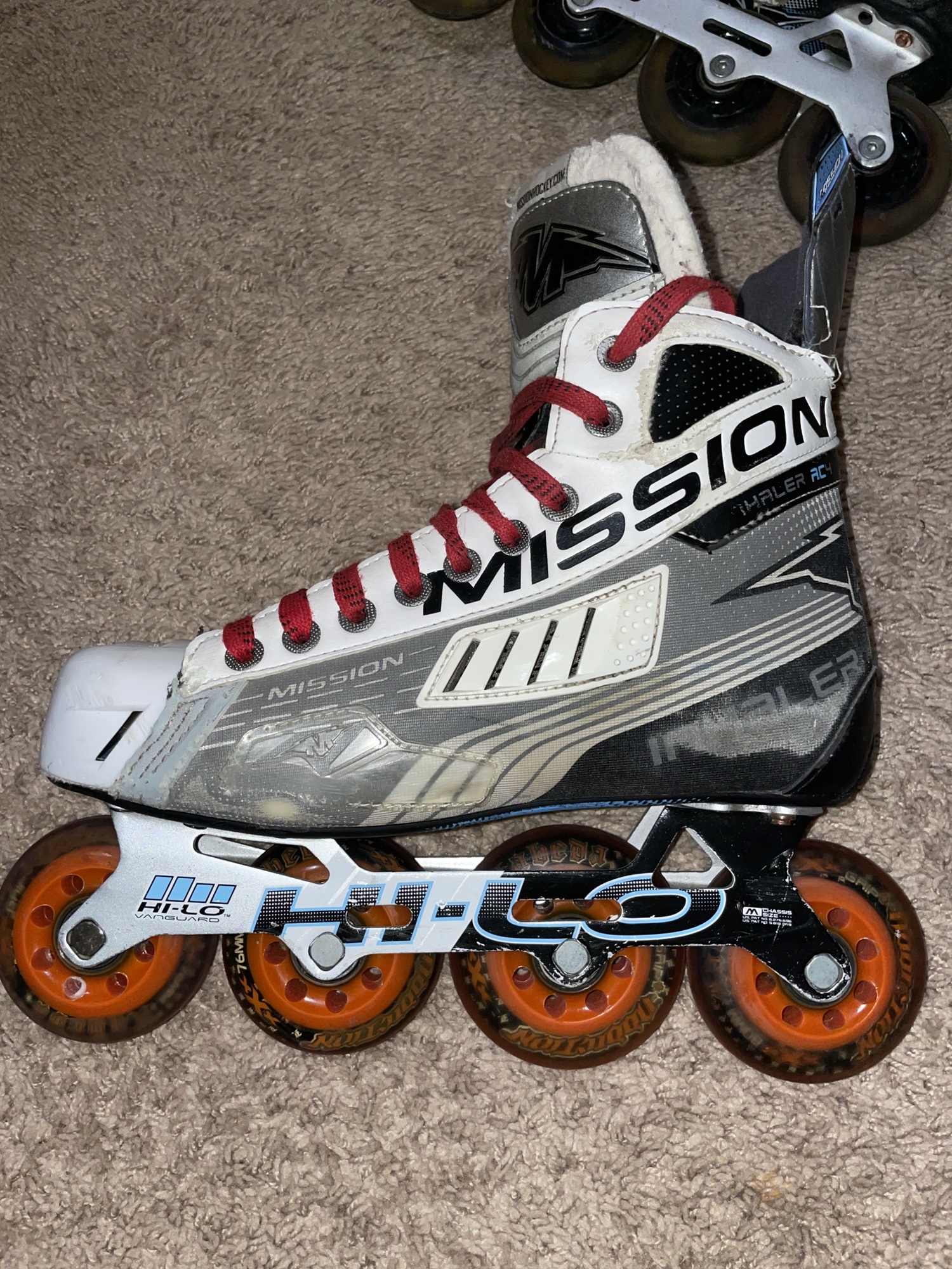 Mission Inhaler AC4 Inline Roller Hockey Skates SidelineSwap