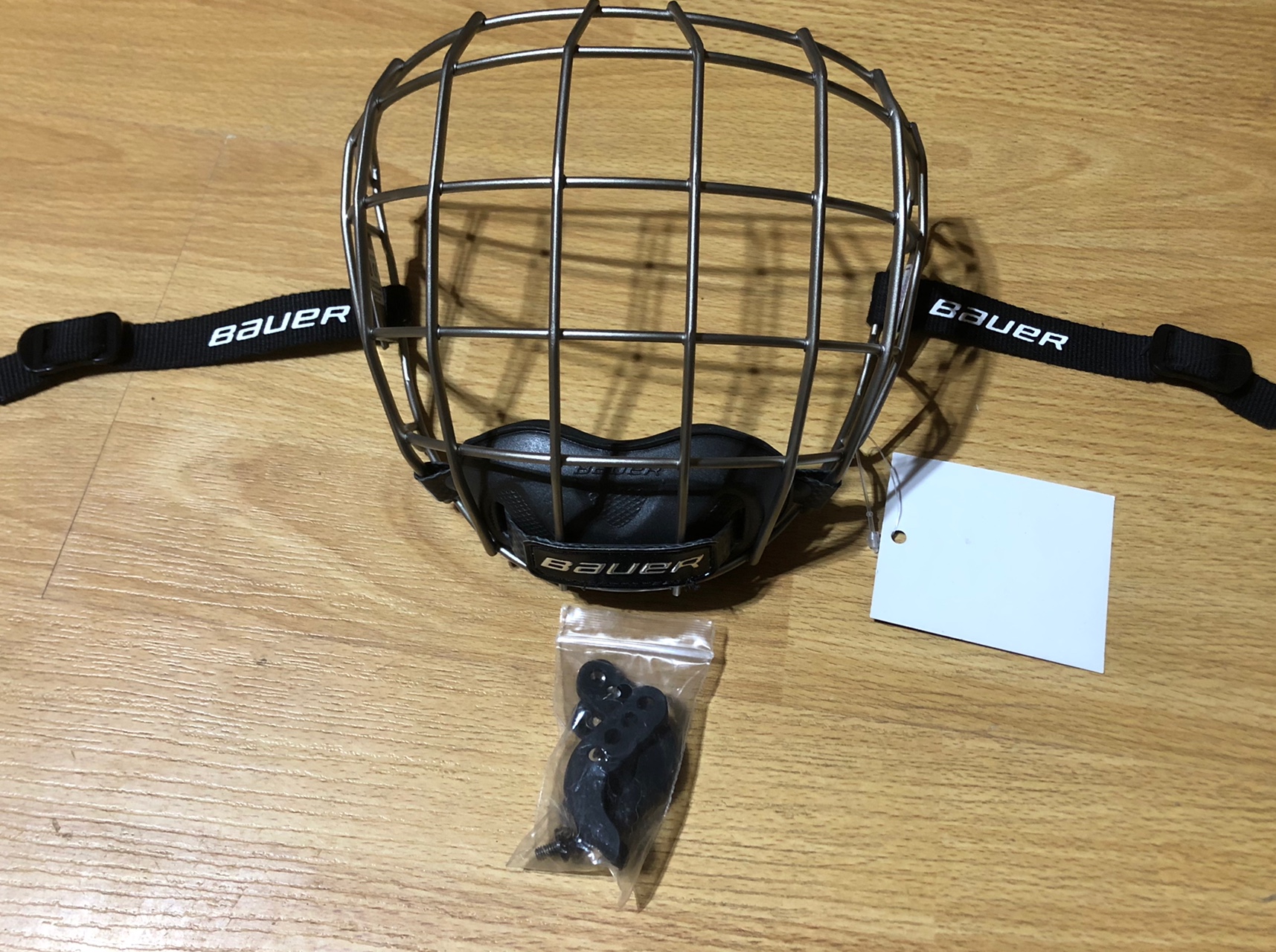 New Large Bauer ReAkt Cage Full Cage Titanium Facemask SidelineSwap