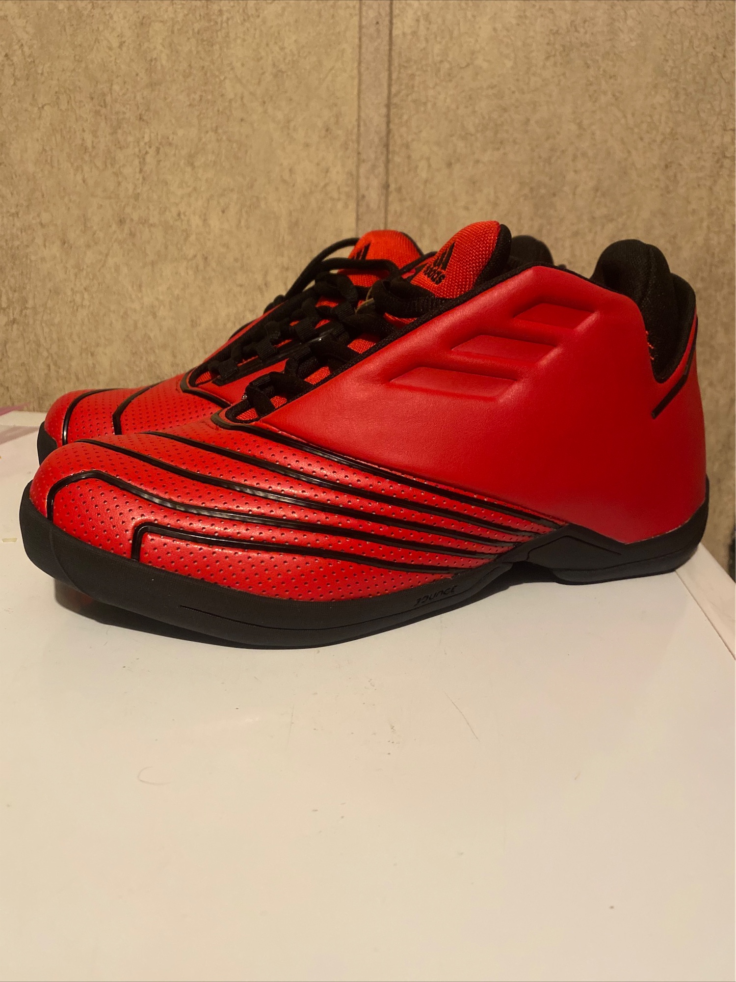 Adidas TMAC 2 Restomod Basketball Shoes GY2135 Red Black Men's Size 9.5
