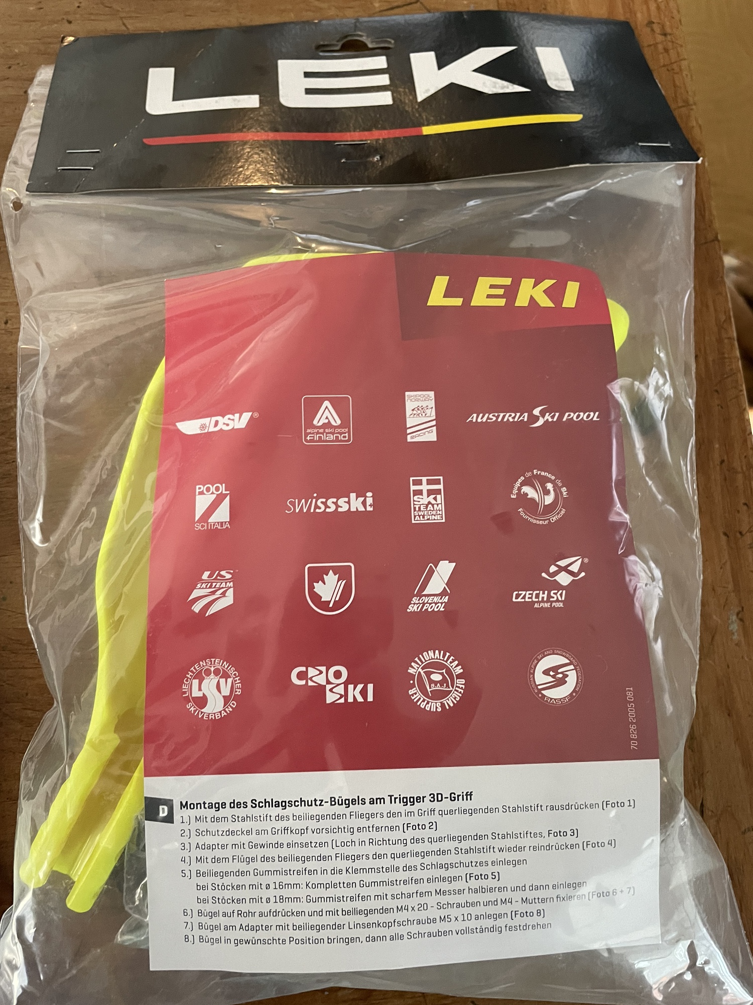 New Leki WC compact Jr pole guards SidelineSwap