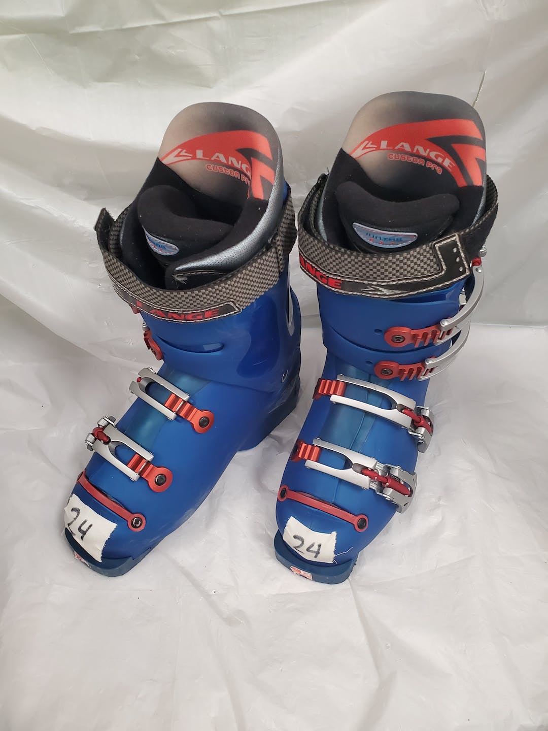 Used Lange Comp 70 Team 240 Mp J06 W07 Downhill Ski Womens Boots