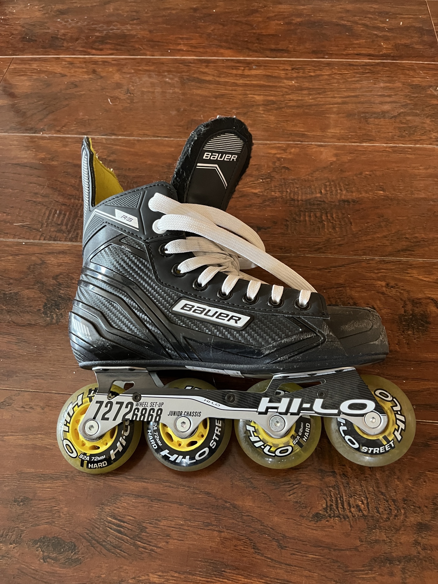Used Bauer Regular Width Size 5 RS Inline Skates SidelineSwap