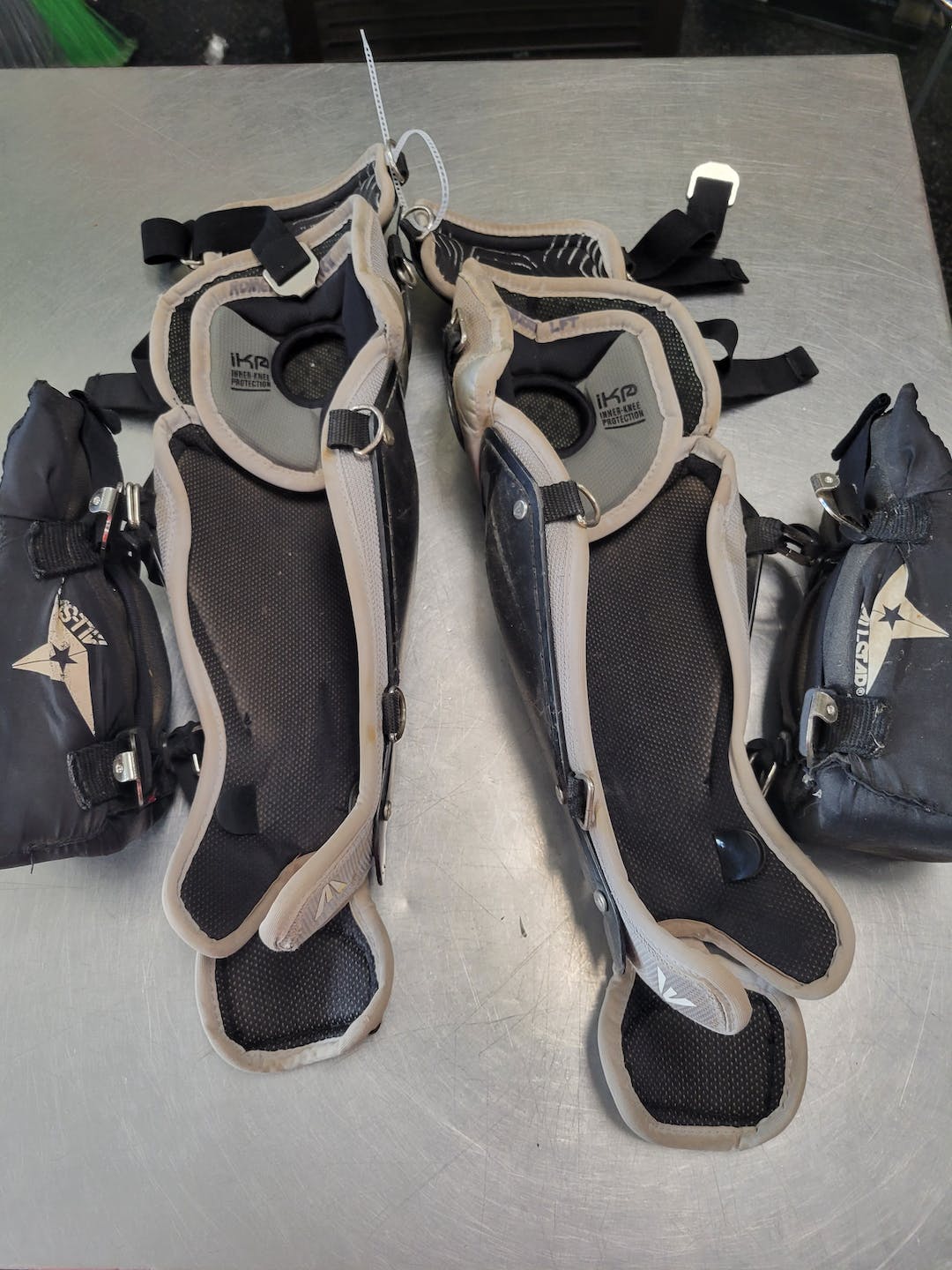 Used Easton Catcher Shin Guards Youth Catcher's Equipment SidelineSwap