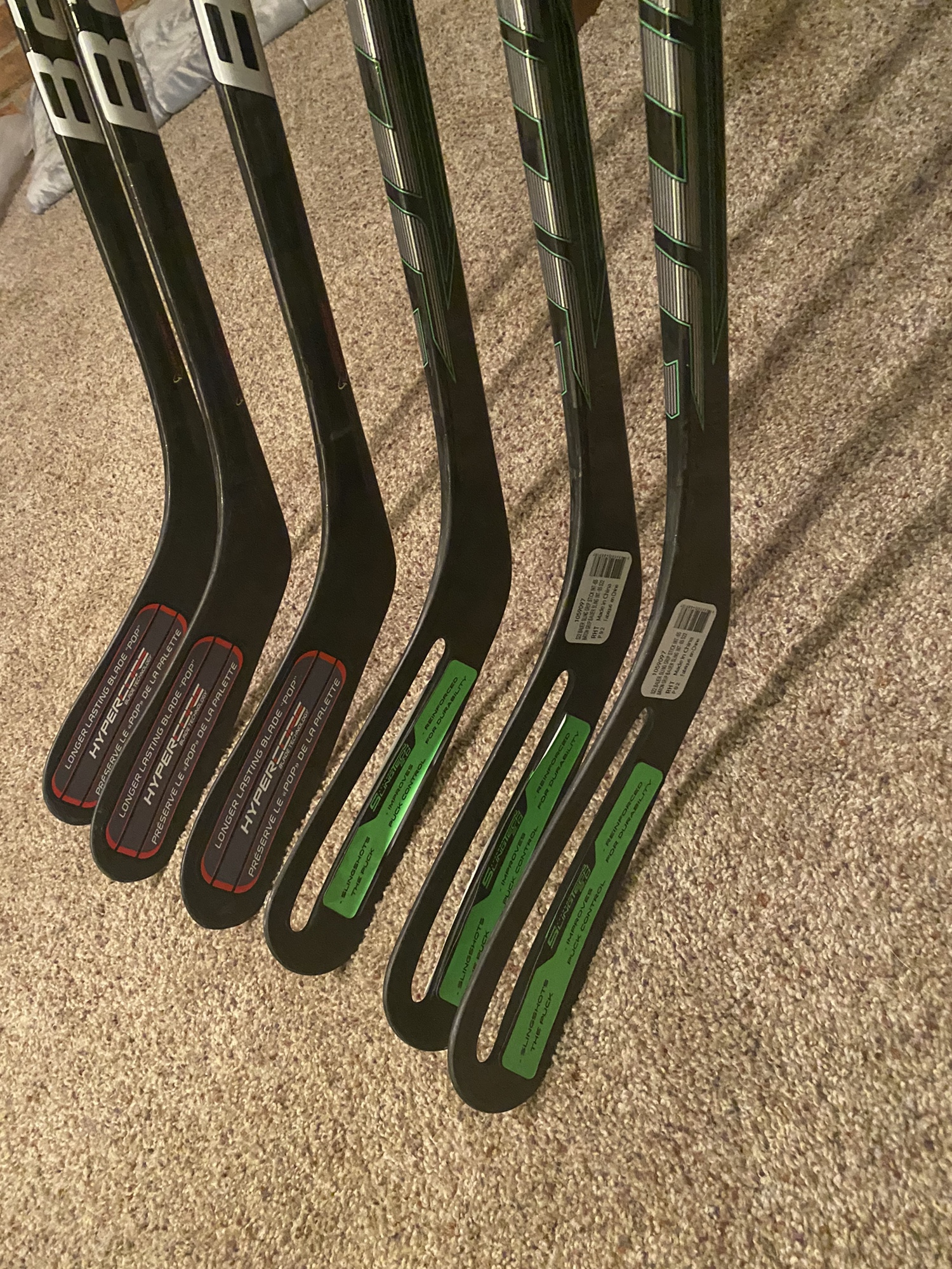 Bauer hockey sticks Sling Hyperlite Big Lot SidelineSwap