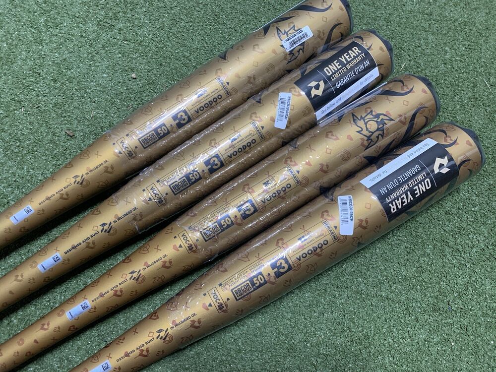 2023 DeMarini Voodoo One Gold BBCOR Baseball Bat 29/26 New w