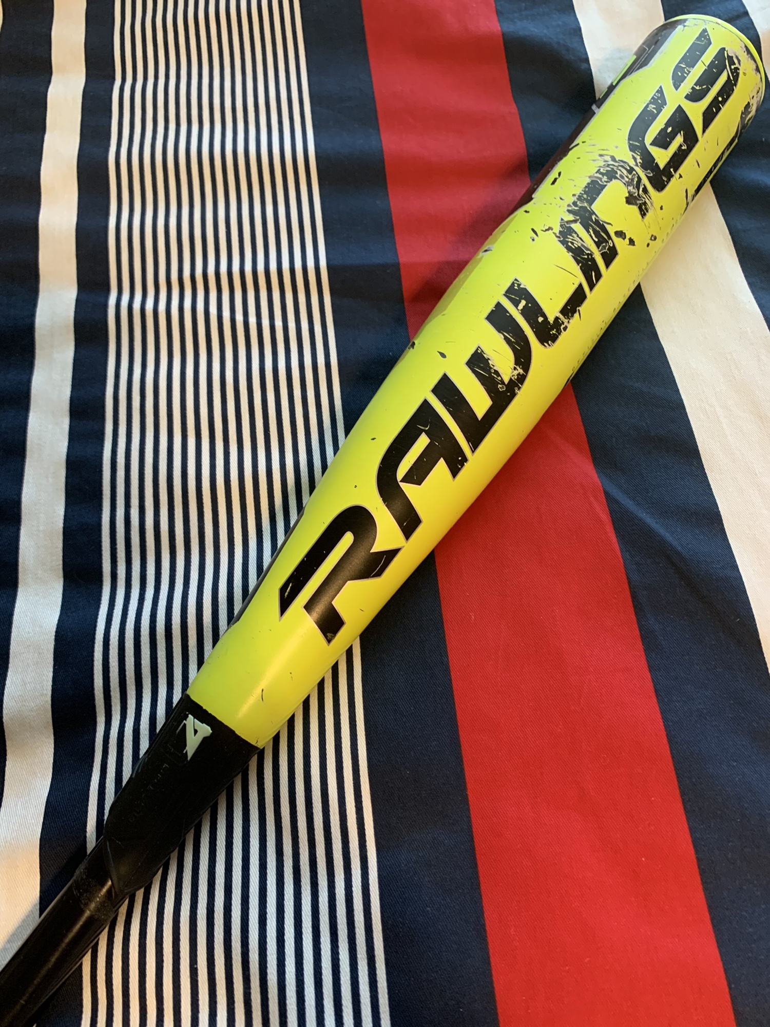 *GOOD* 2018 Rawlings QUATRO Glowstick BBCOR 32"/29oz (3) 25/8" FAST