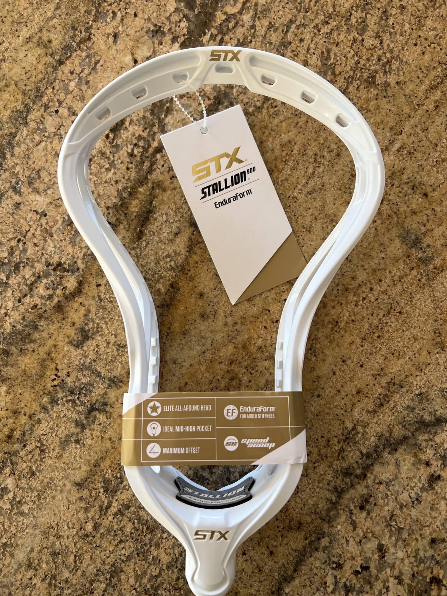 New STX Stallion 900 Enduraform unstrung lacrosse head SidelineSwap
