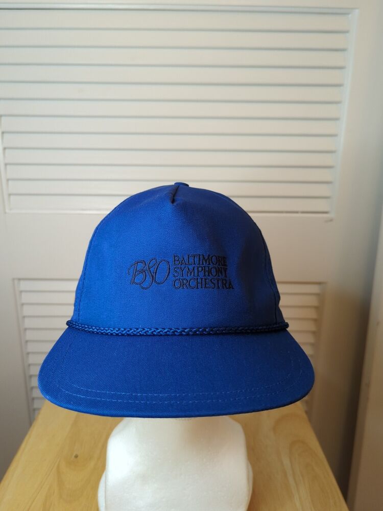 Vintage Baltimore Symphony Orchestra Leather Strapback Hat SidelineSwap