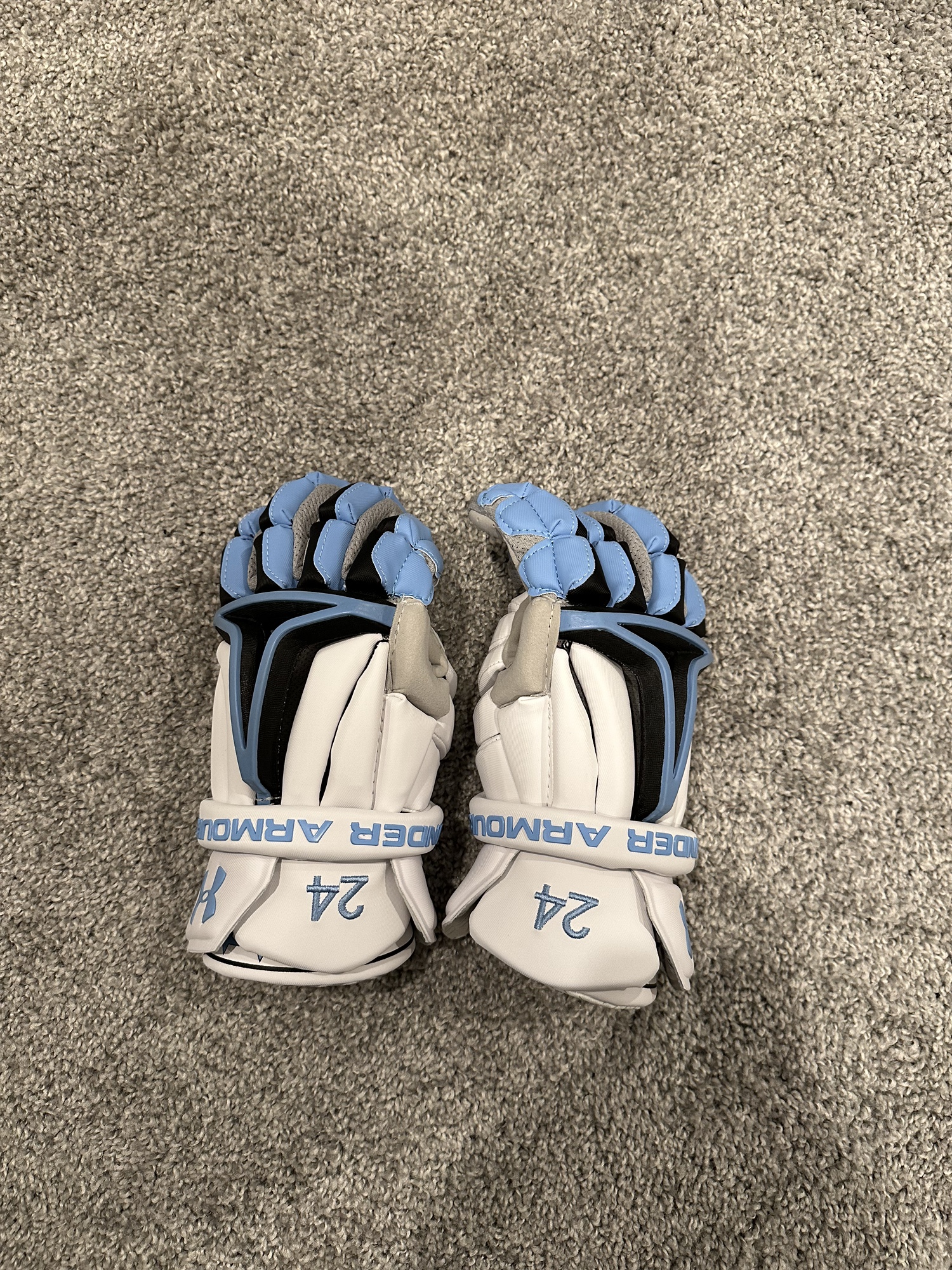 John’s Hopkins Under Armour Lacrosse Gloves SidelineSwap
