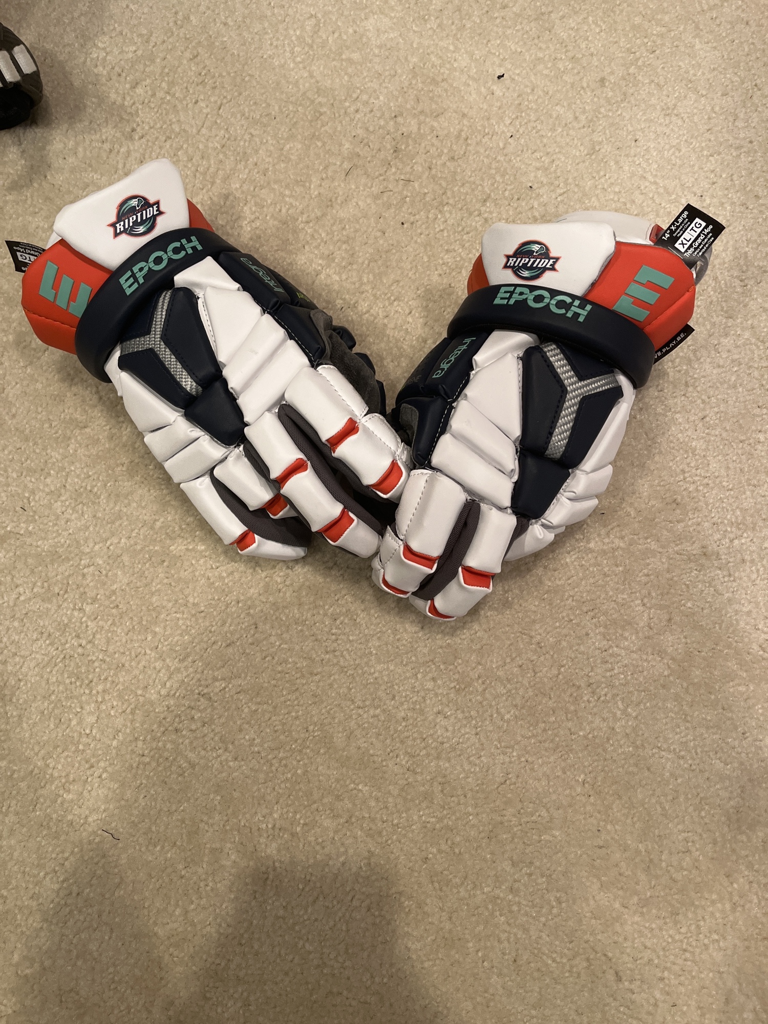 New York Riptide NLL Lacrosse Gloves SidelineSwap