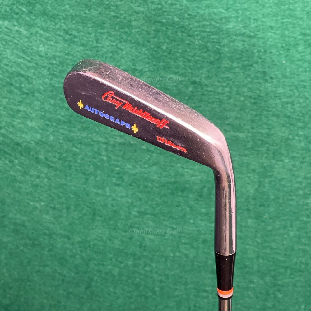 VINTAGE Wilson Cary Middlecoff Autograph 35" HeelShafted Putter Golf