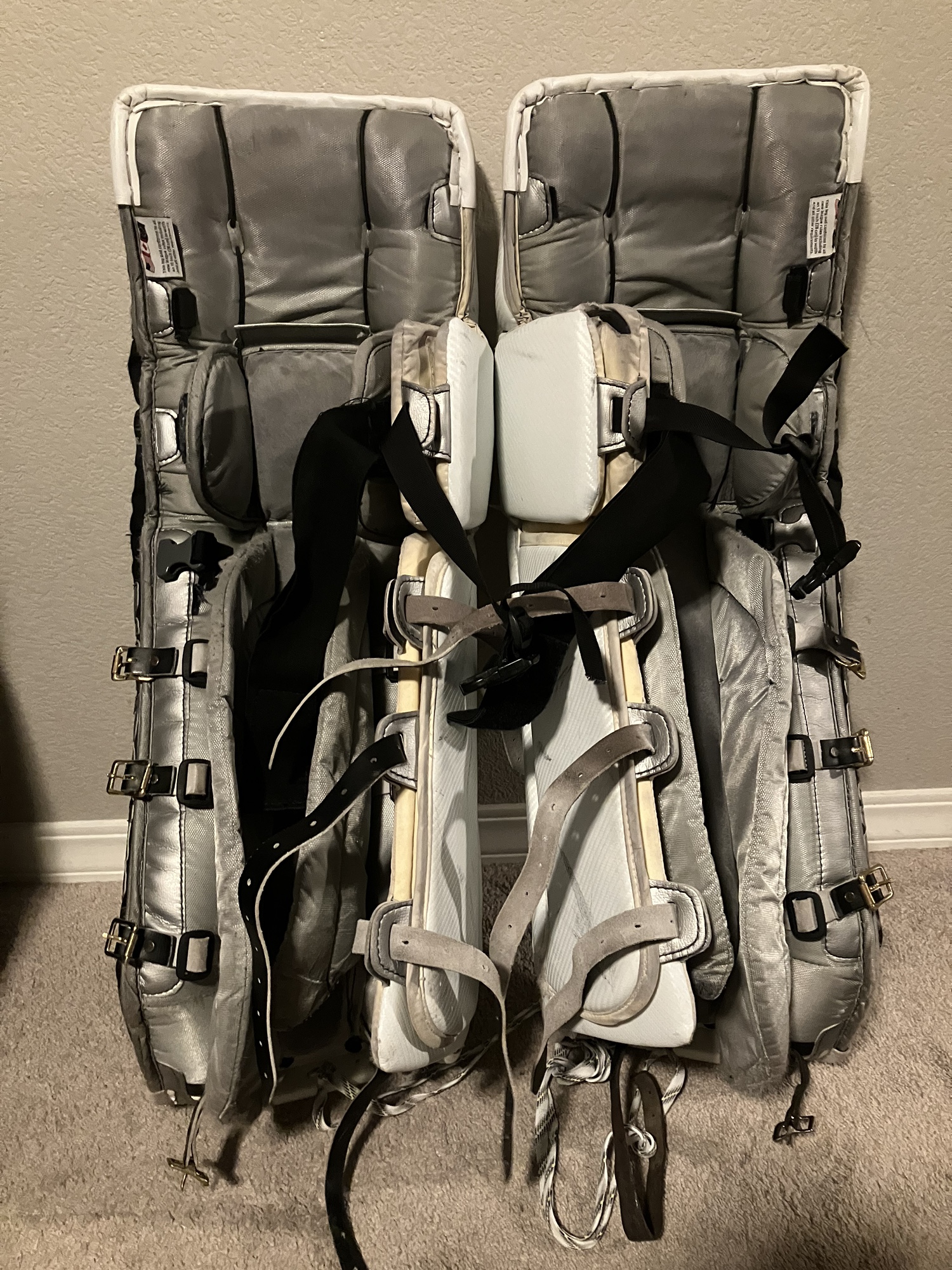 Jack Campbell Pro Return Vaughn V4 Goalie Leg Pads SidelineSwap