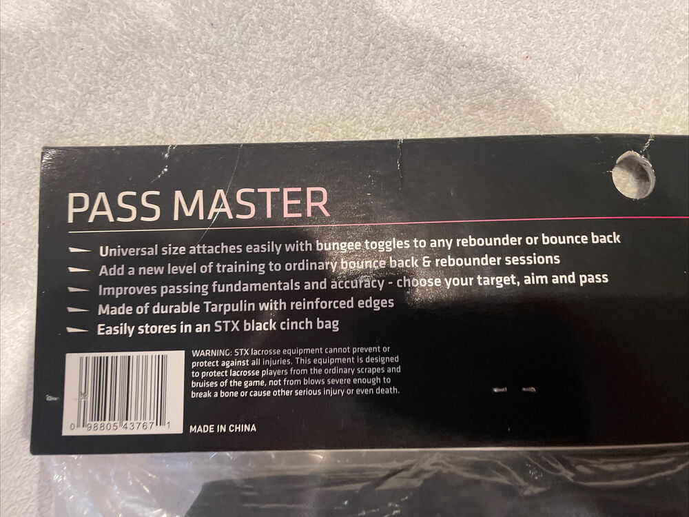 Brand New STX PASS MASTER BOUNCE BACK LACROSSE COVER SidelineSwap