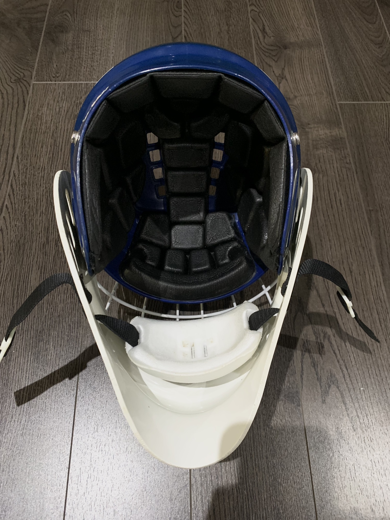 JOFA GOALIE HELMET SENIOR 298 WHITE 388 WHITE CAGE SidelineSwap