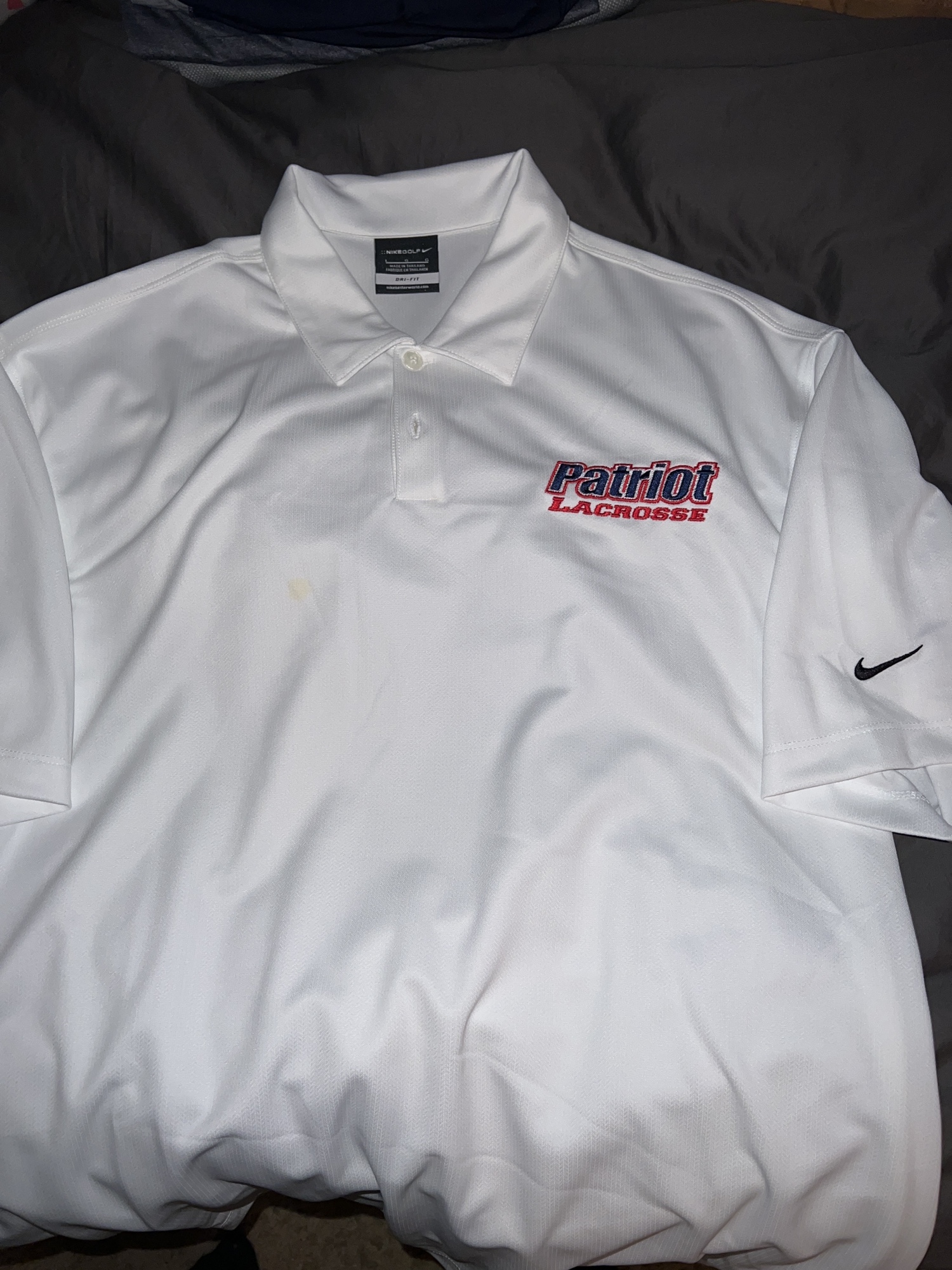 Patriot White New Men's Nike Shirt SidelineSwap