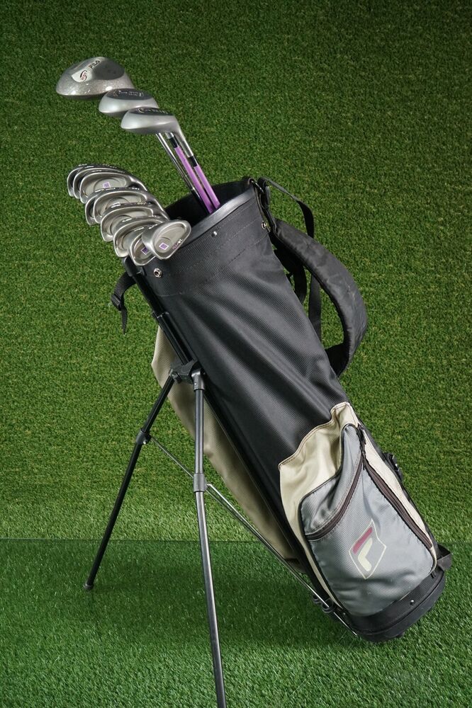 FILA FIL001 WT 12 CLUB GOLF SET W/ LADIES FLEX GRAPHITE SHAFTS & GOLF