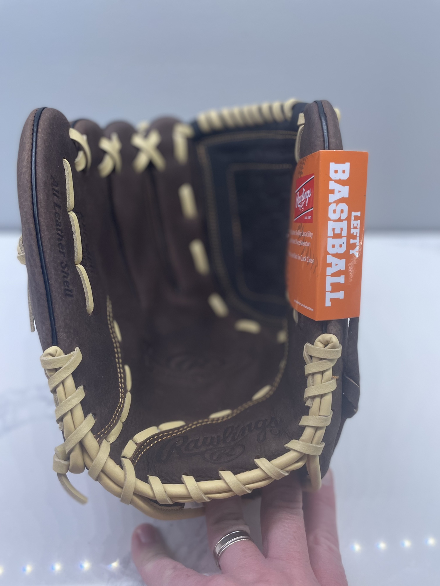 New Left Hand Throw 12.5" Rawlings Baseball Glove SidelineSwap