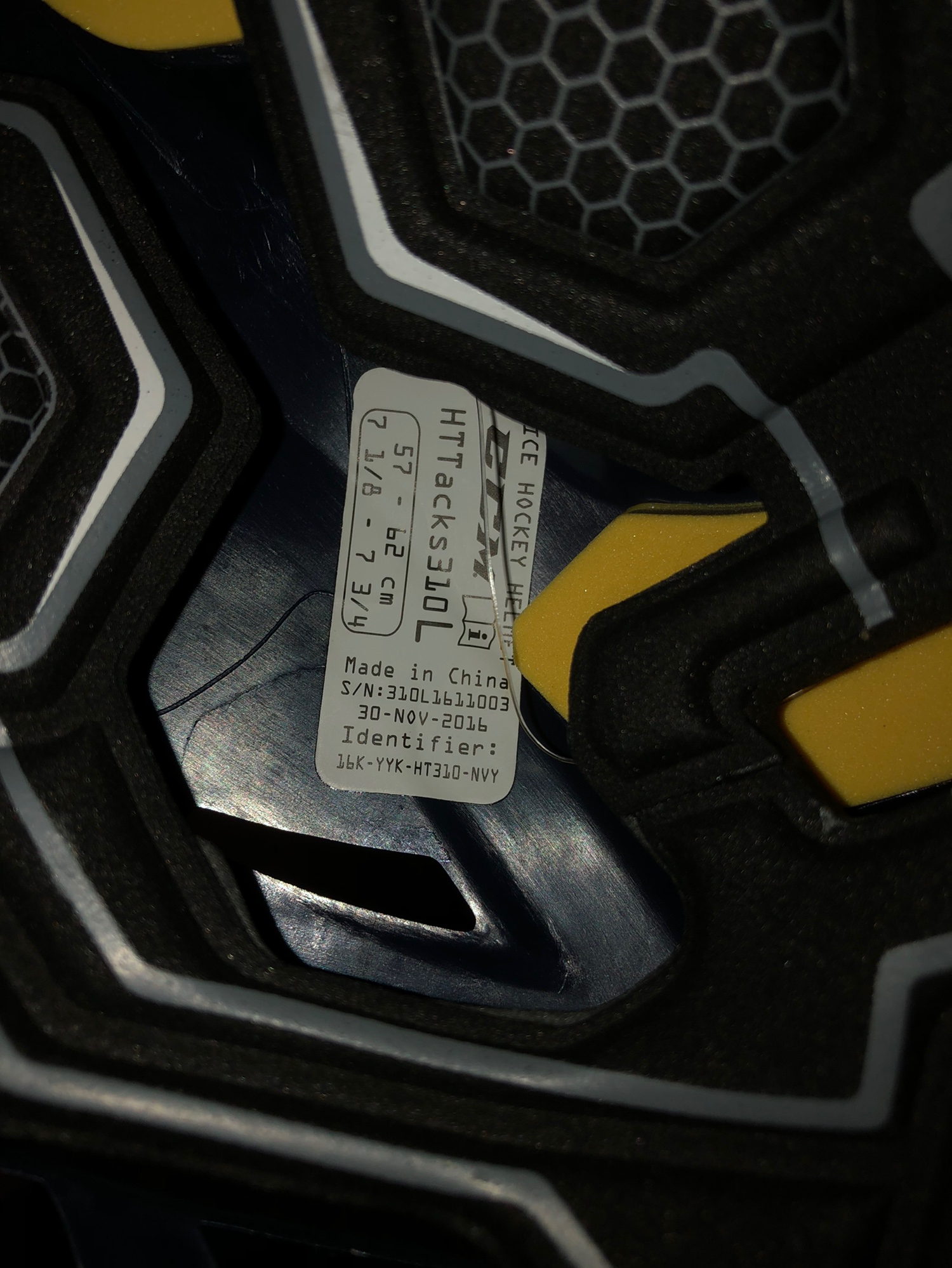 New Large CCM Tacks 310 Helmet HECC THE END OF 05/2021 SidelineSwap