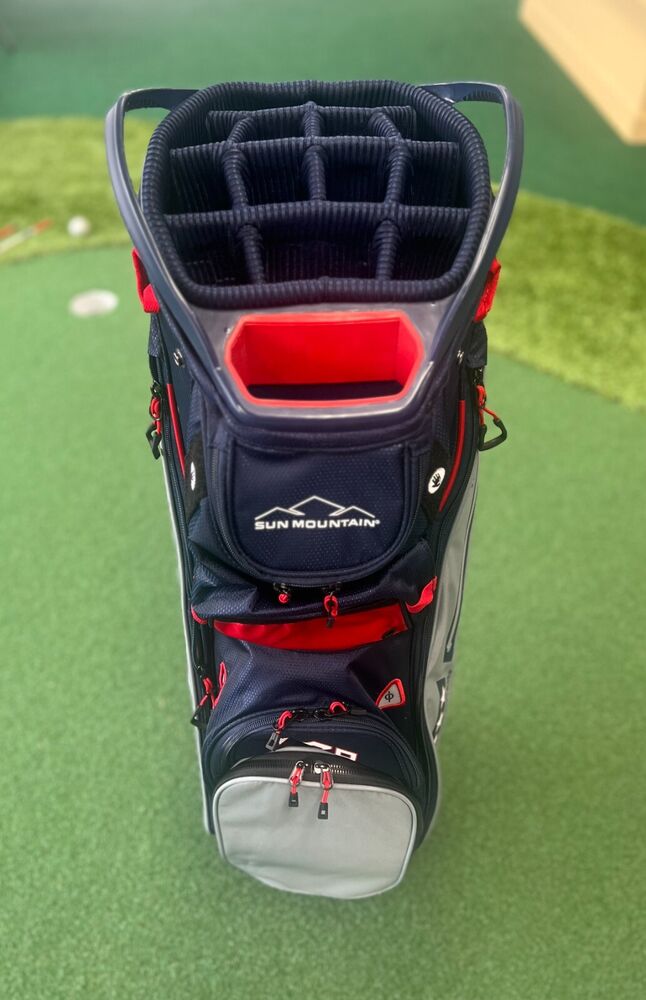 2023 SUN MOUNTAIN MAVERICK 14WAY CART GOLF BAG PATRIOT SidelineSwap