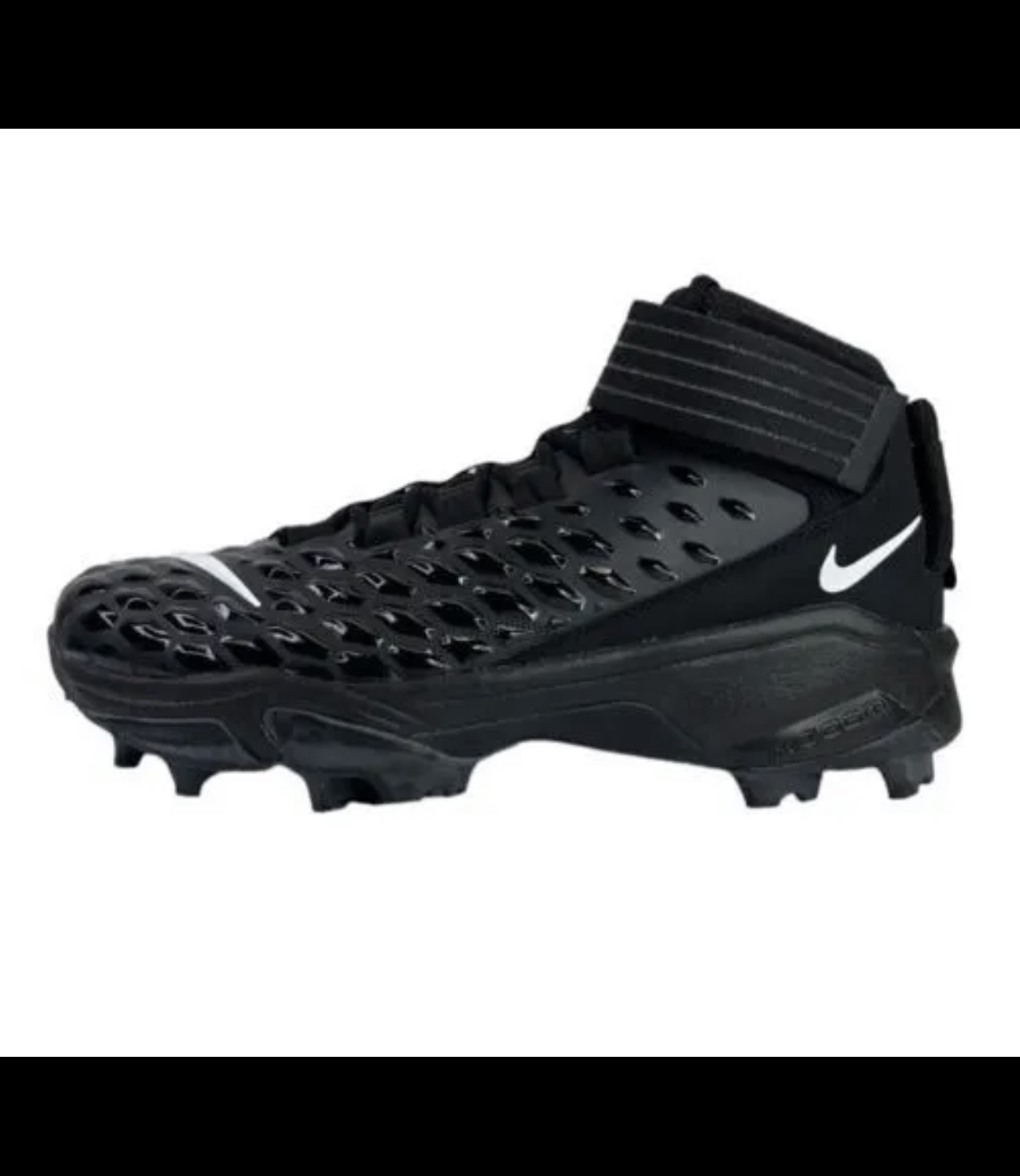 Nike Force Savage Pro 2 Shark P Football Cleats Blacks Size 11 BV5448