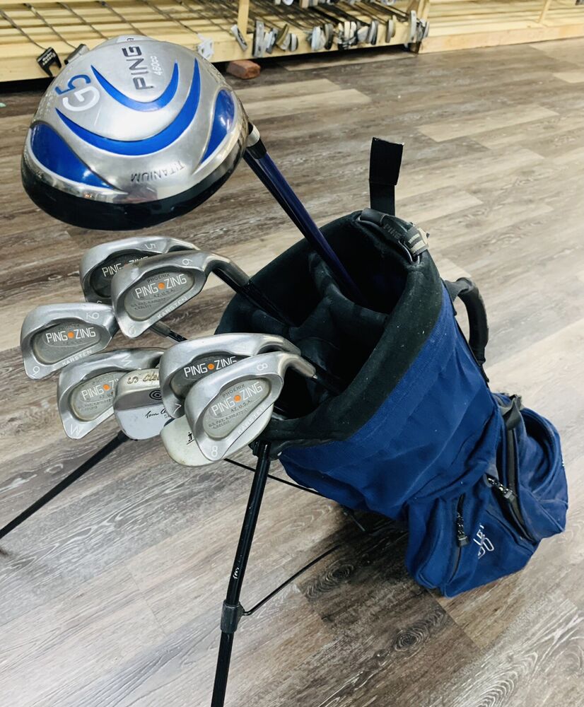 Complete Set of PING Golf Clubs + Callaway Fairway Woods SidelineSwap