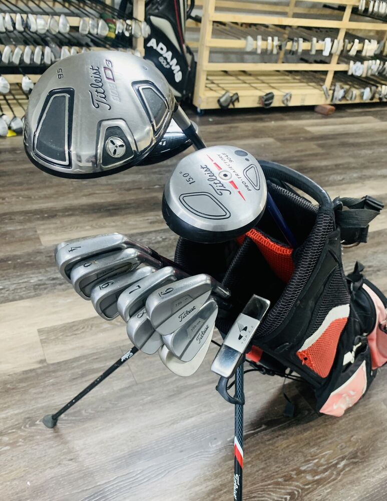 Complete Set of Titleist Golf Clubs + Bag (1” Short) SidelineSwap