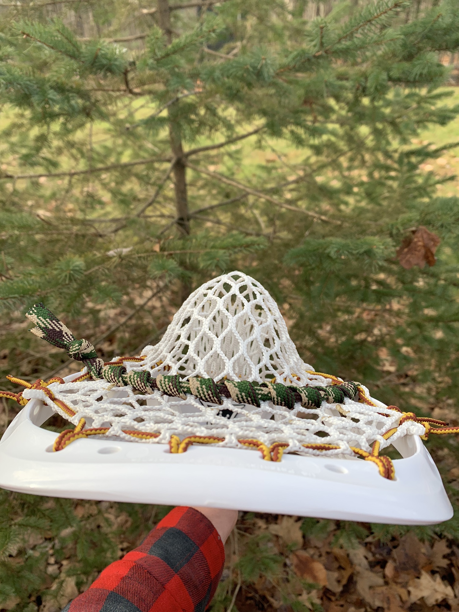 NEW Brine Triumph X Defense Lacrosse head Custom Strung w/ Semisoft