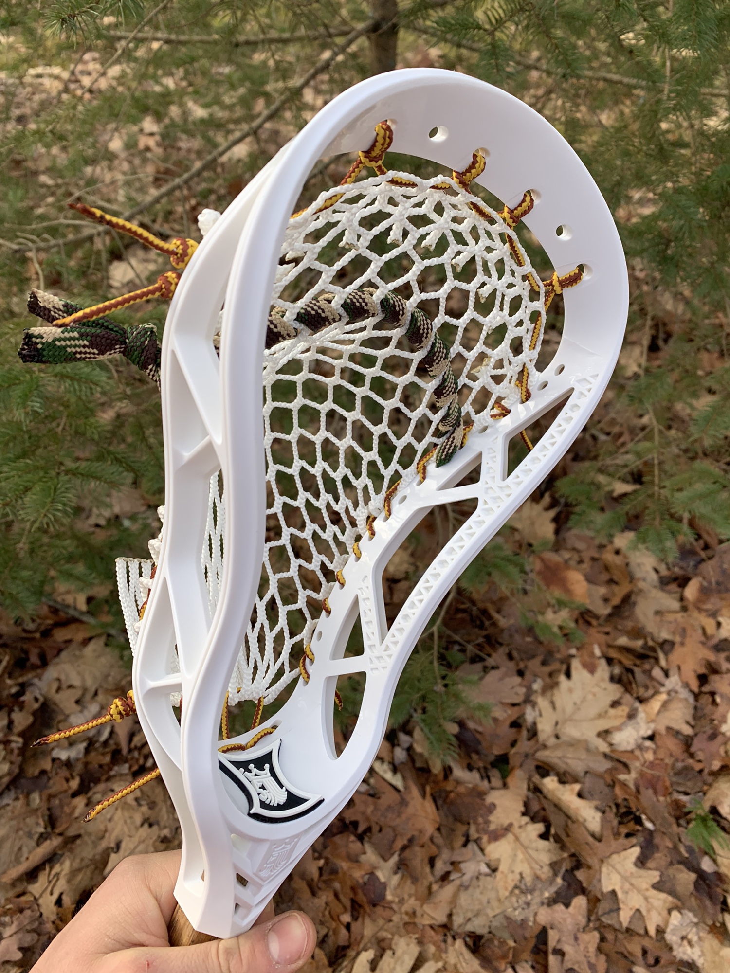 NEW Brine Triumph X Defense Lacrosse head Custom Strung w/ Semisoft