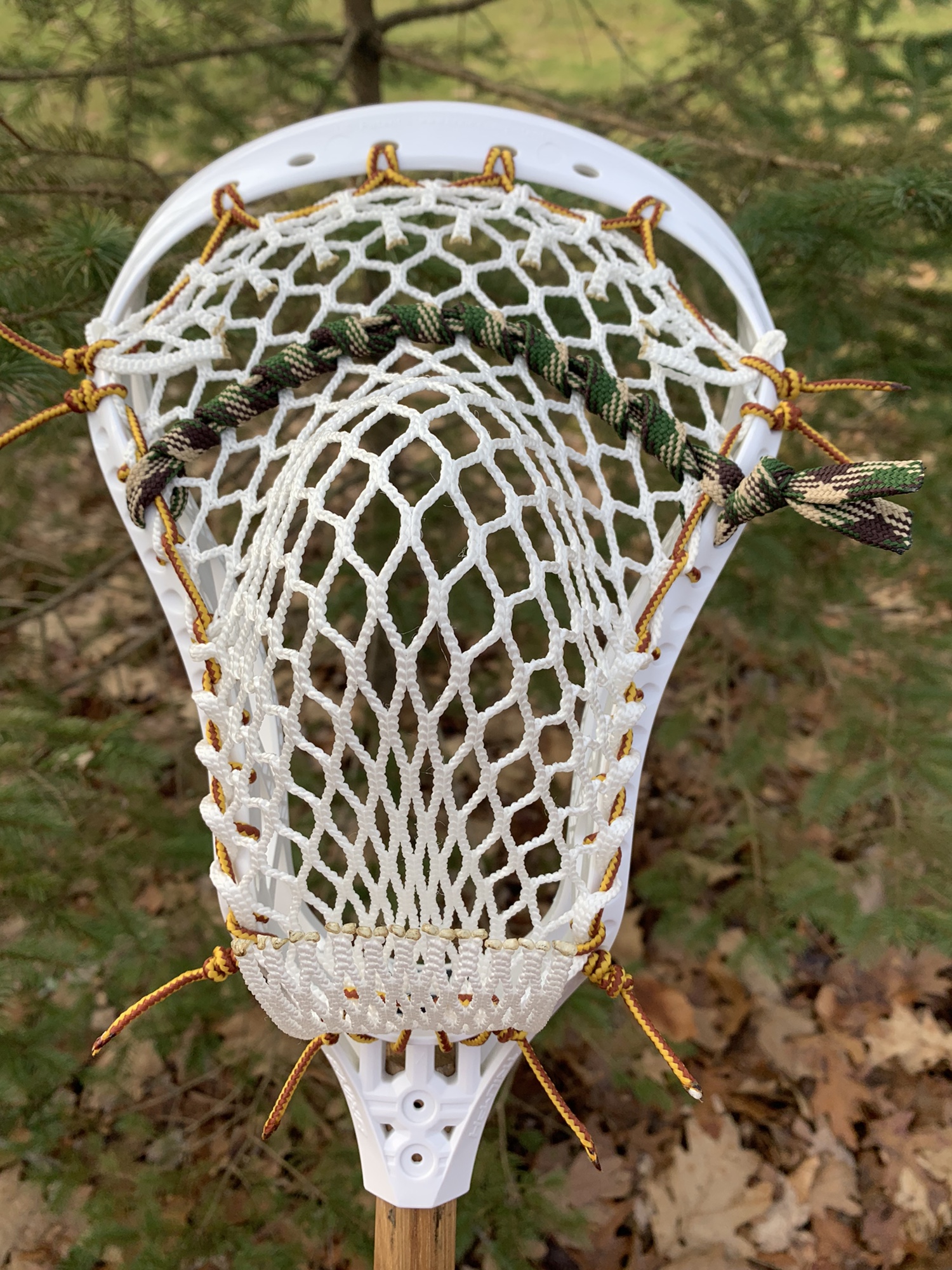 NEW Brine Triumph X Defense Lacrosse head Custom Strung w/ Semisoft