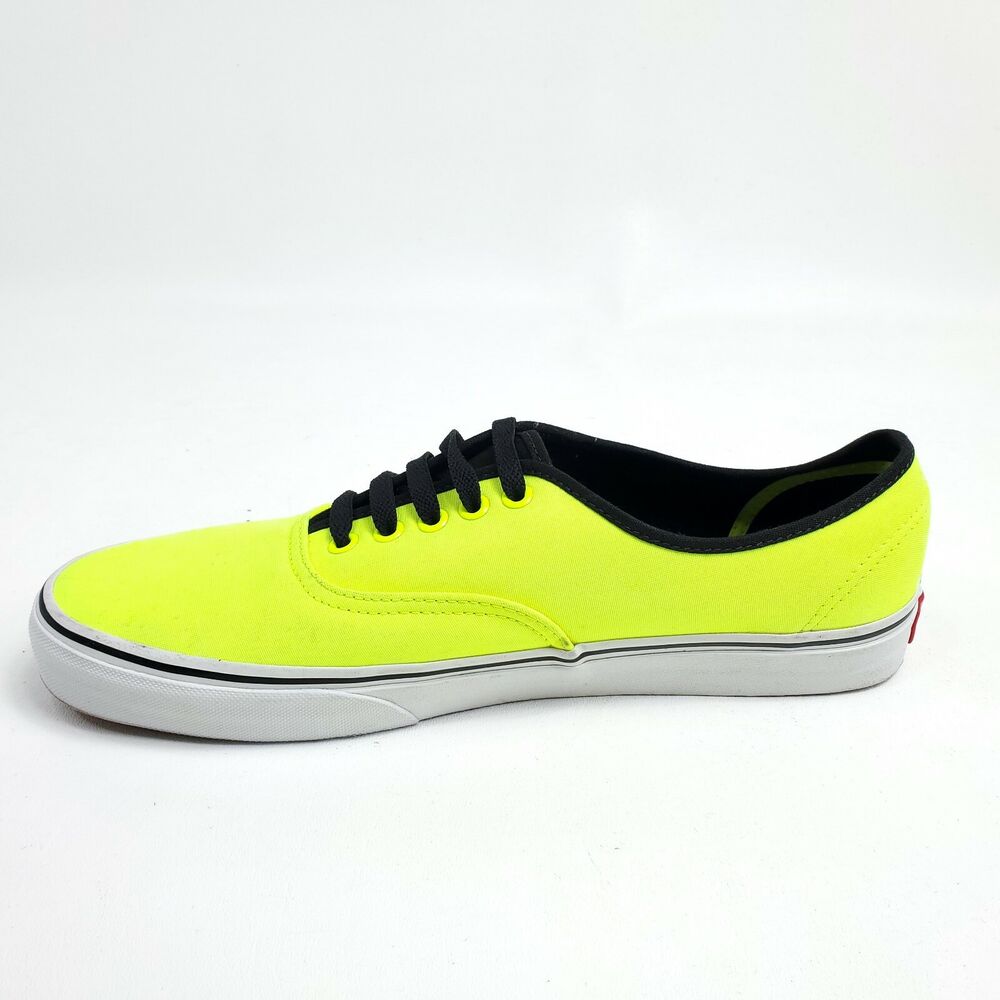 Vans Era Mens Shoes Size 11.5 Neon Green Highlighter Yellow Canvas Low