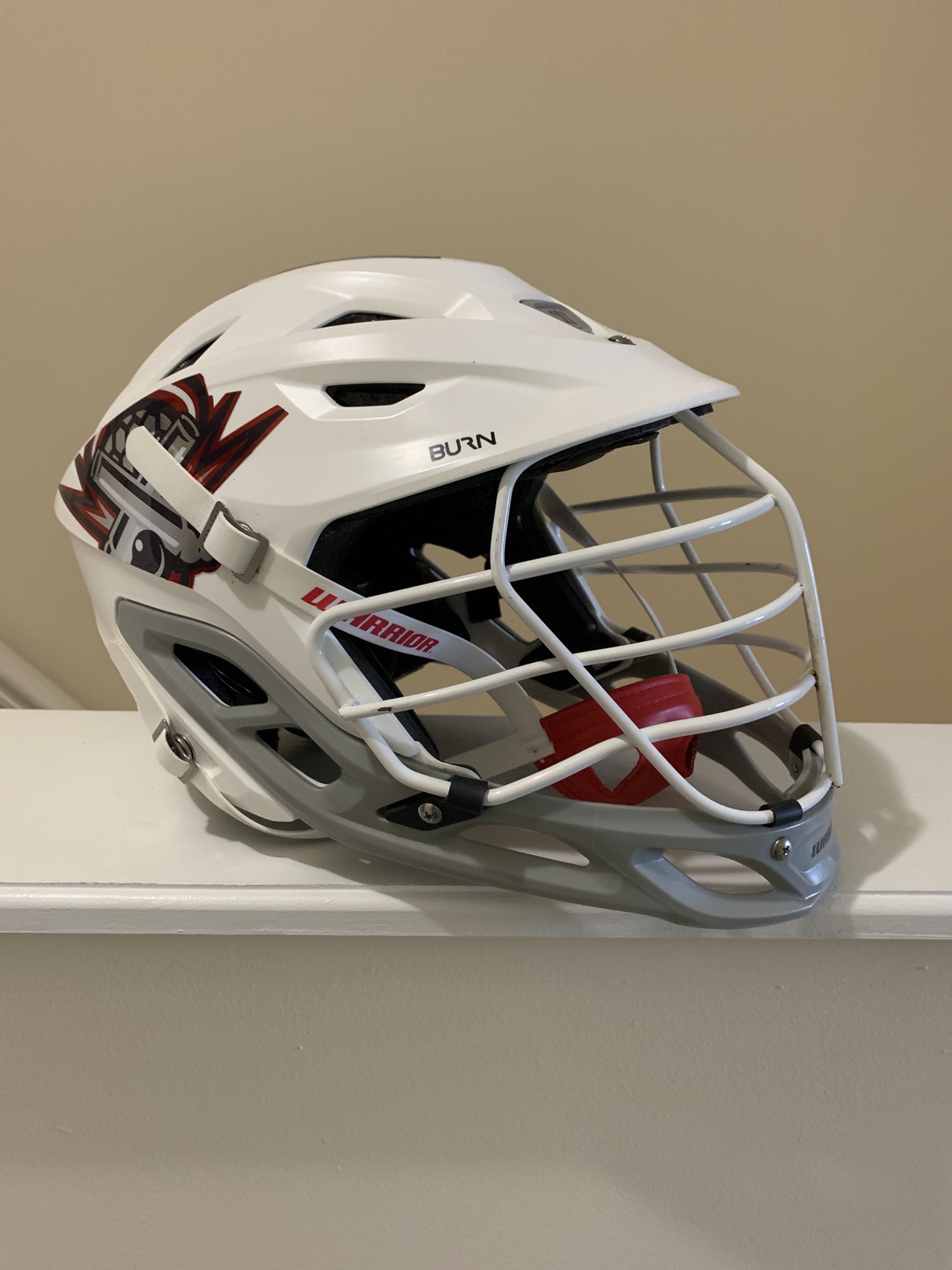 2022 GAME WORN BRODIE MERRIL PLL CANNONS HELMET SidelineSwap