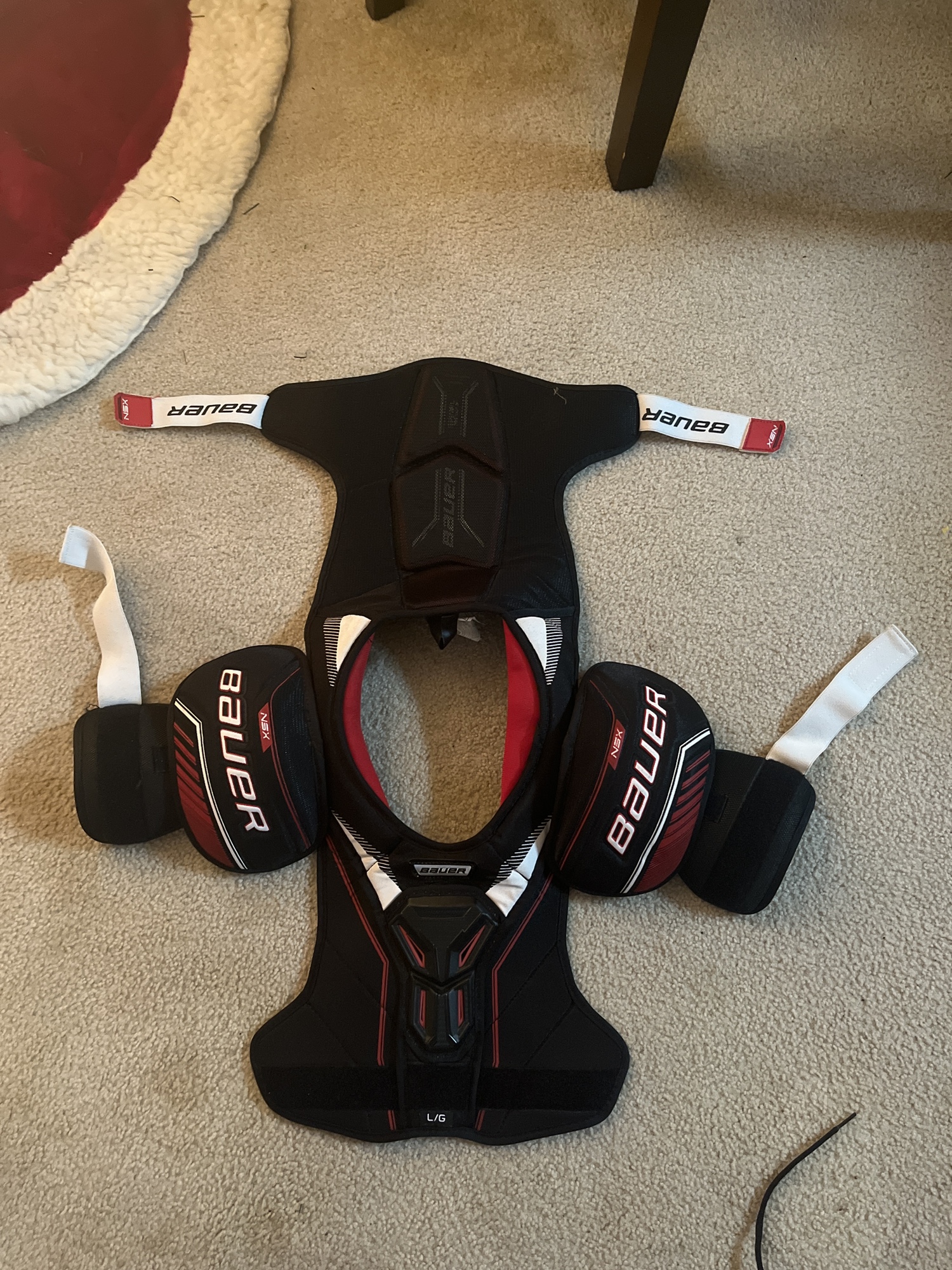 Bauer NSX Junior Large Shoulder Pads SidelineSwap
