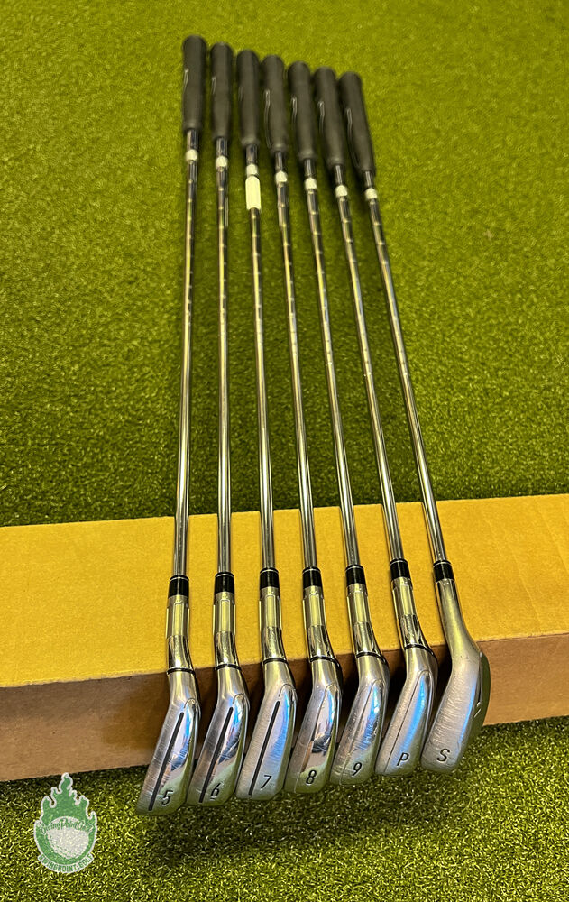 Used RH TaylorMade M6 Irons 5PW/SW JapanSpec 85g Regular Flex Steel Golf Set SidelineSwap