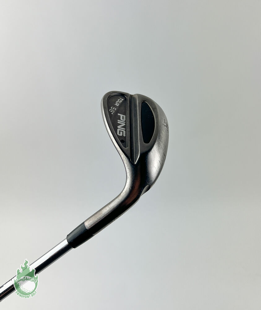 Used RH Ping Black Dot Tour 58* Lob Wedge Wedge Flex Steel Golf Club