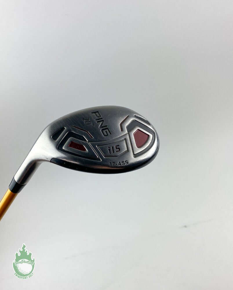 Used LEFT Handed Ping i15 Hybrid 20* Stiff Flex Graphite Golf Club SidelineSwap