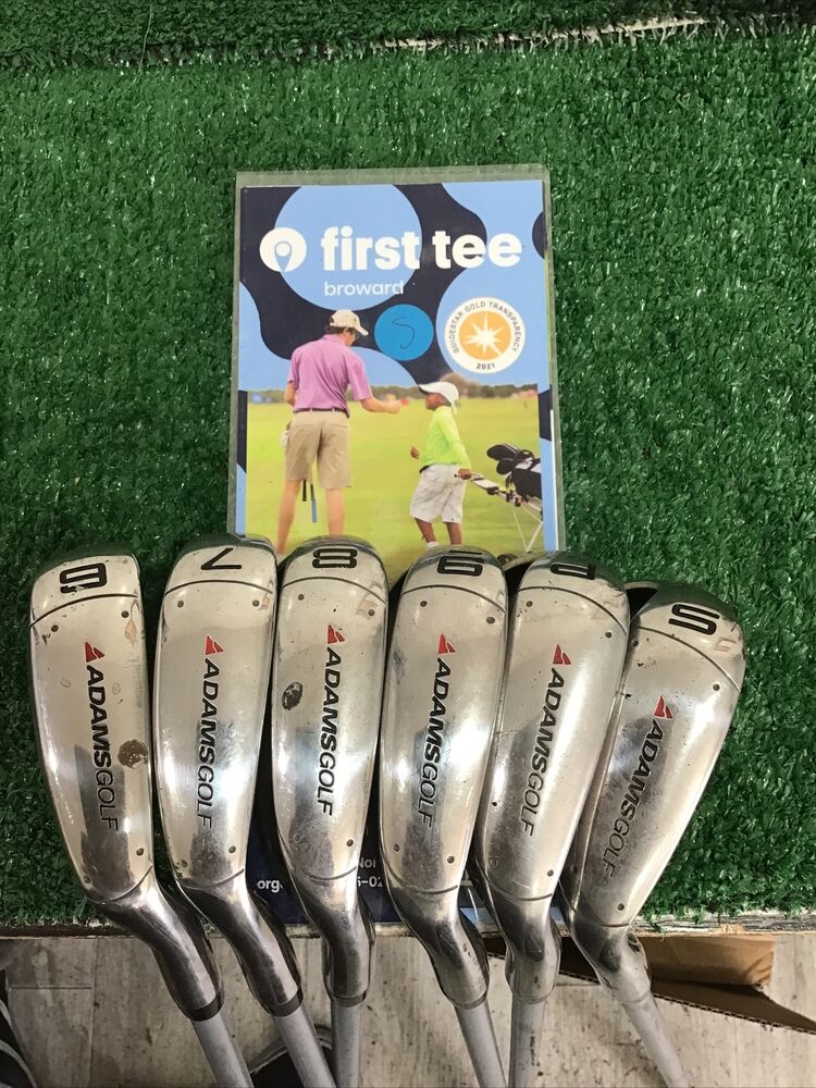 Adams Idea Iron Set 6PW, SW With Ladies Graphite Shafts SidelineSwap